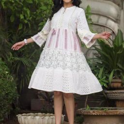 Autumnlane White Jinisha Angel Cotton Dress-image-33