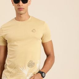 Being Human Printed Tropical Pure Cotton T-shirt-image-17