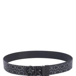 CALVIN KLEIN JEANS Black Classic Mono Leather Waist Belt-image-98