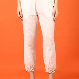 V-Mart Women Cotton Regular Fit Peg Trousers-image-78