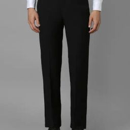Louis Philippe Black Slim Fit Trousers-image-99