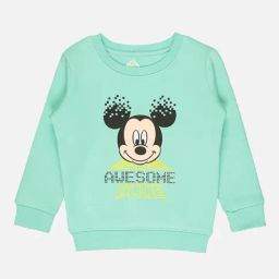Bodycare Kids Light Green Printed Full Sleeves Sweatshirt-picture-16