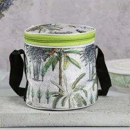 India Circus By Krshna Mehta Multicolor Printed Lunch Bag-11