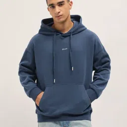 The Bear House Blue Relaxed Fit Hoodie-image-83