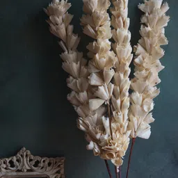 WEAVING HOMES White Lily Artificial Flower - Bunch image 2