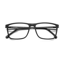 Carrera Matte Black Rectangular Eye Frames for Men image 3