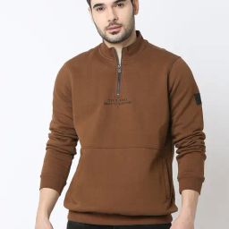Spykar Brown Regular Fit Sweatshirt-picture-21