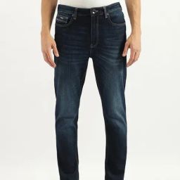United Colors Of Benetton Navy Low Crotch Fit Jeans-image-72