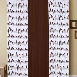 Dekor World Multicoloured Set of 3 Window Curtain-13