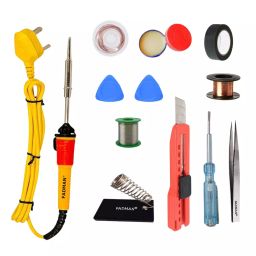 Fadman 11 In 1 Type-3 Soldering Kit with Mobile Opener 25 W Corded Flat Copper, Iron & Nickle Tip-46