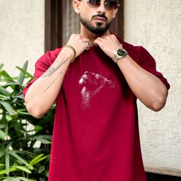 AUSK Graphic Printed Oversized Cotton T-shirt-image-76