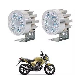 Cartronics Round 6 LED Motorcycle Light Bike Fog Lamp for Honda CB Dazzler-46