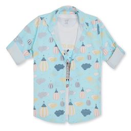 CAVIO Boys Pack of 2 Comfort Spread Collar Graphic Printed Cotton Casual Shirts-image-95