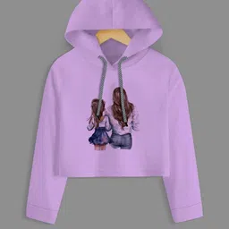 RAMADHUTA Girls Purple Tshirts-31