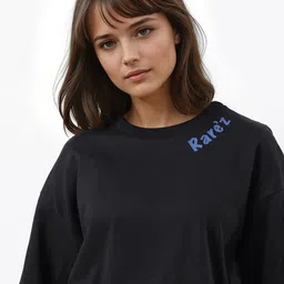 RAREISM Tenk Women Graphic Printed Oversized Round Neck T-shirt-picture-36