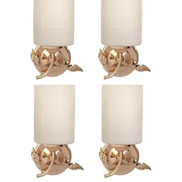 Somil Premium Designer Glass Wall / Night Lamp Elegant & Stylish Dcor Accent for Modern Interiors, color- White, Size:- 19 X 17 X 29 CM-image-47
