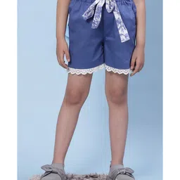 BIBA Solid Colour Shorts - Blue-picture-28