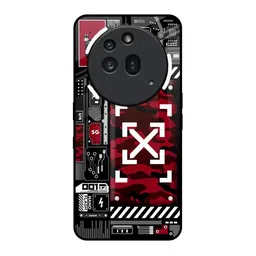 QRIOH Geometric Printed Nothing Phone 3a Pro Back Case Mobile Accessories-image-18