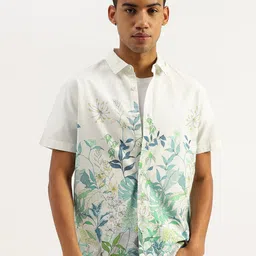 United Colors of Benetton Men Floral Printed Casual Shirt-image-90