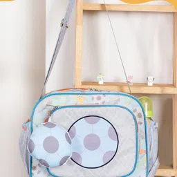 ROSADA Kids Football Champ Printed With Toy Hanging Baby Diaper Bag-10