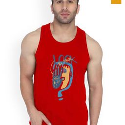 SLOWLORIS Men Pack Of 2 Printed Combed Cotton Gym Vests-picture-8