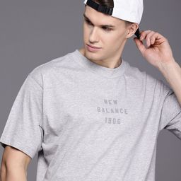 New Balance Pure Cotton Printed Relaxed Fit Sports T-shirt-image-90