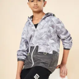 Coolsters by Pantaloons Boys Grey Polyester Printed Jacket-image-16