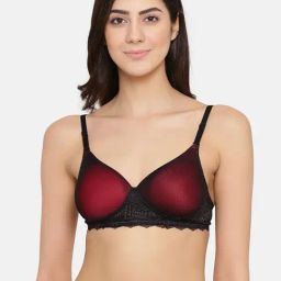 Clovia Black Non Wired Padded T-Shirt Bra-image-58