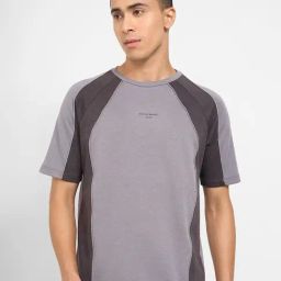 Ajile By Pantaloons Grey Relaxed Fit Sports T-Shirt-image-8