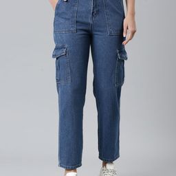 ZHEIA Women High-Rise Light Fade Jeans-image-57