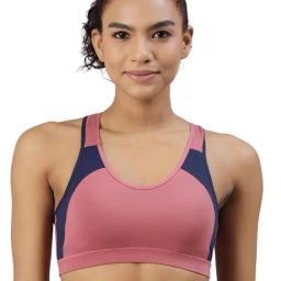 BLOSSOM Pink Full Coverage Sports Bra-picture-21