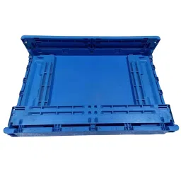 SINGHAL Portable Foldable Blue Crate/Plastic Foldable and Stackable Crates for Storage-image-30