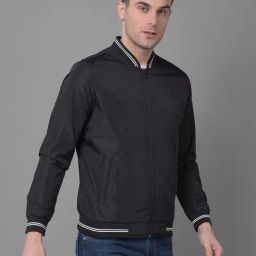 Crimsoune Club Black Slim Fit Bomber Jacket-image-29