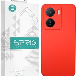 Sprig TPEE Back Cover for Vivo T2 5G (Red)-image-65