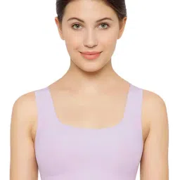 Wacoal Gococi Padded Non-Wired Full Coverage Seamless T-ShirtBra - Lilac-image-4