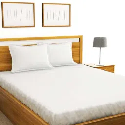 Bianca Cool Shield White Microfibre Anti-Bacterial Mattress Protector with Elastic Edges - Set of 1-image-47