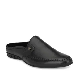 San Frissco Men's Alpha Black Mule Shoes-17