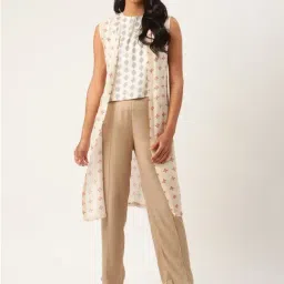 Rooted White Printed Shrug-image-4