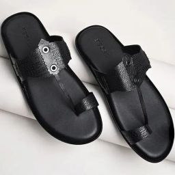 Regal Men's Black Toe Ring Sandals-picture-21
