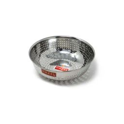 HAZEL Silver Stainless Steel Multipurpose Fruit & Vegetable Strainer (Dia 23 cm) - Set of 1-image-5
