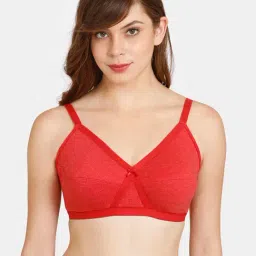 Rosaline by Zivame Red Non-wired Non-padded Full Coverage  Bra-image-82