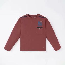 Ed-a-Mamma Kids Brown Cotton Printed Full Sleeves T-Shirt-picture-16
