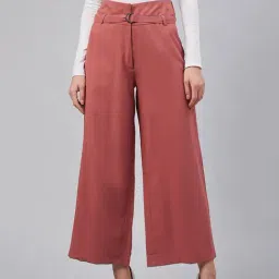 Marie Claire Pink Mid Rise Regular Fit Trousers-image-75