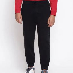 Lil Tomatoes Kids Black Regular Fit Trackpants-picture-40