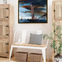 The Art House Abstract Multicolor Canvas Painting-image-39