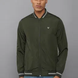 Men Green Solid Full Sleeves Casual Jacket-19