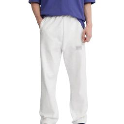 Rare Rabbit Off White Relaxed Fit Embroidered Trackpants-50
