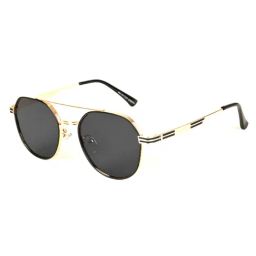 Voyage Black Round UV Protection Unisex Sunglasses-image-60