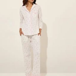 Wunderlove by Westside White Christmas-Themed Shirt and Pyjamas Set-image-3