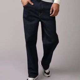 American Eagle Navy Regular Fit Jeans-picture-31